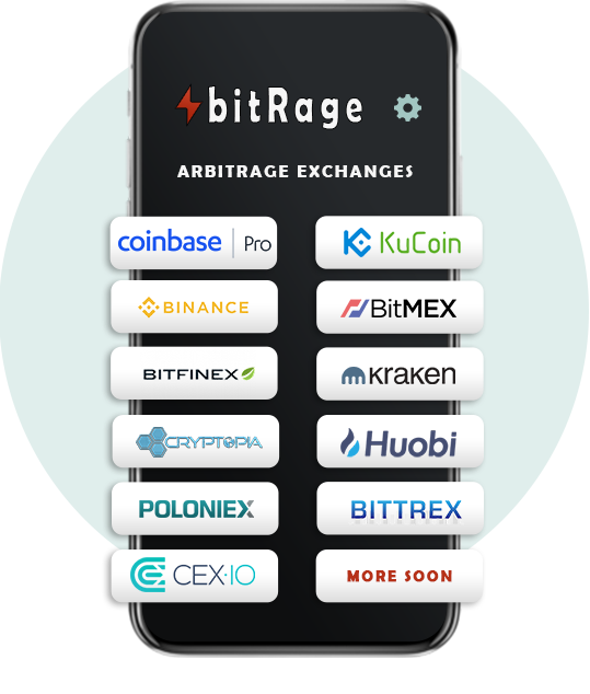 bitRage multiple exchanges - bitrage.io
